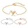 18K Gold Stainless Steel V-Shaped O-Chain Bracelet