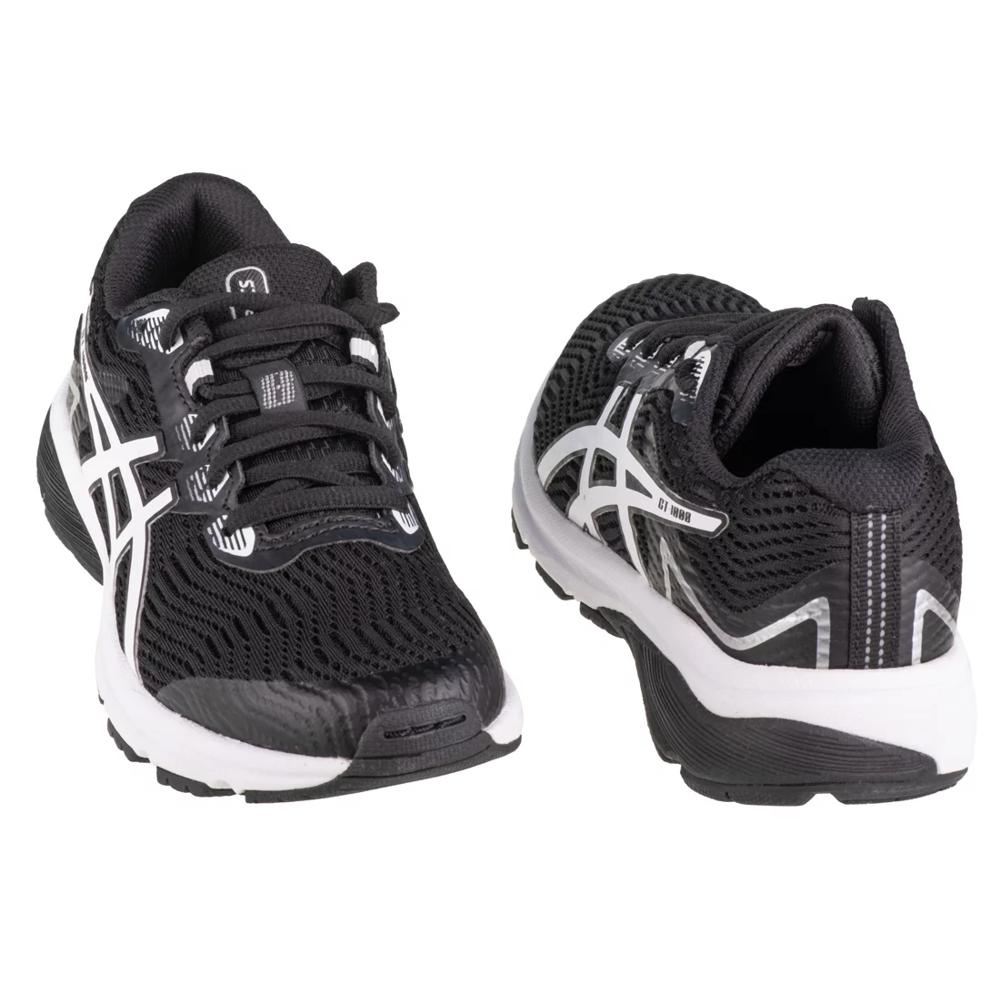 Sports Shoes Asics Black Gt-1000 8 Gs