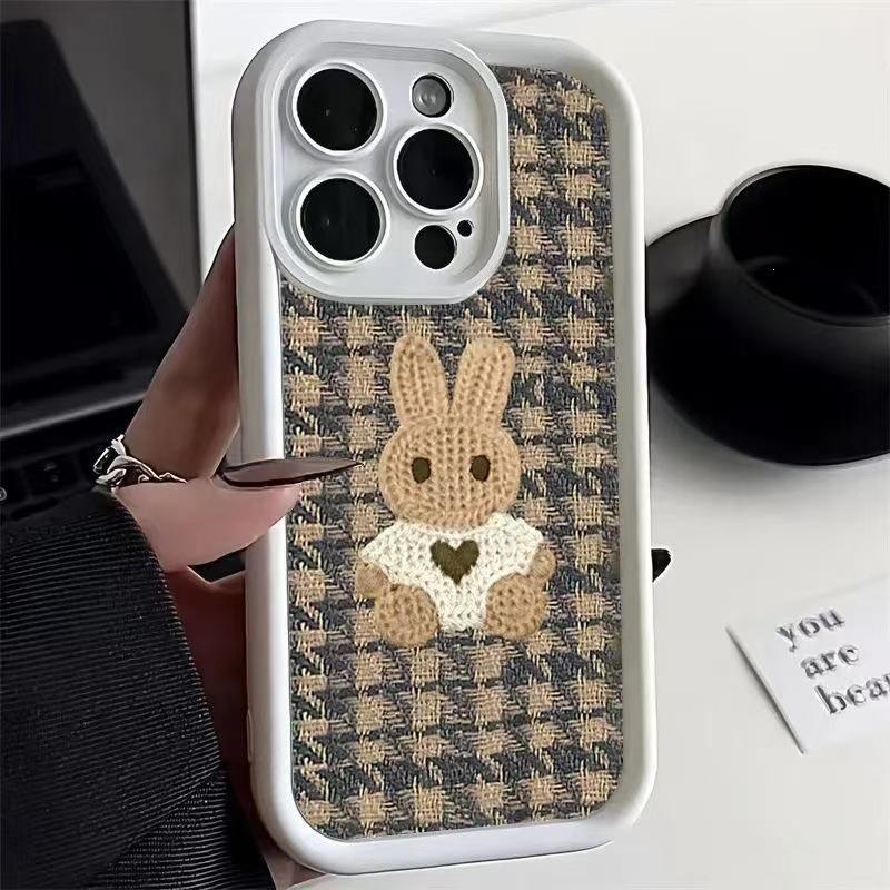 White Rabbit Is Suitable for Iphone16promax Mobile Phone Case Apple 15 Anti-drop 14pro/13 Cute 12 New Models