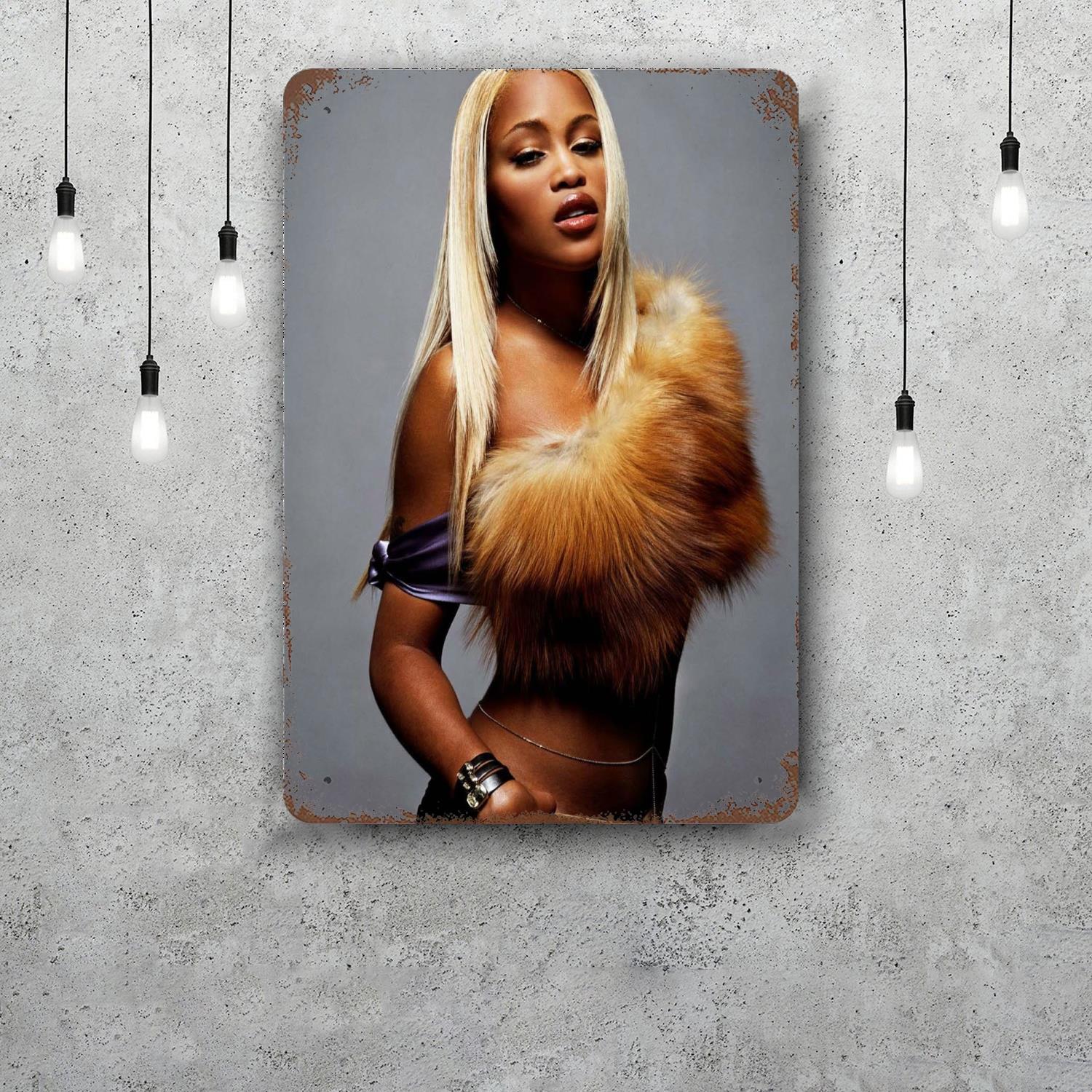 

lil kim Decor Vintage Metal Signs Tin Signs Captain Poster Decor for Bar Pub Club Man Cave Wall Decoration 20x30cm（7.8x11.8inch）