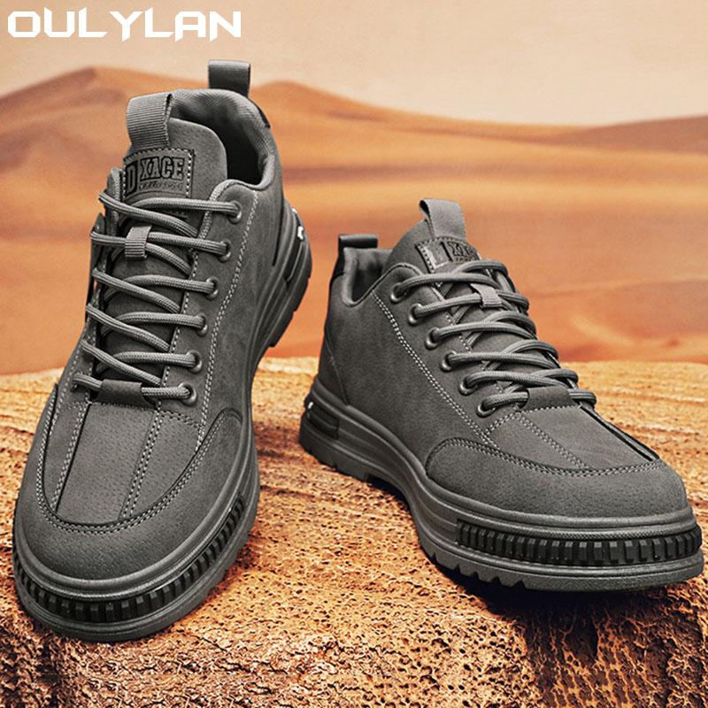 Oulylan Four Seasons Sulfide Shoes Men's Walking Sports Shoes Flat Soles Versatile Men's Shoes New Men's Casual Sports Shoes