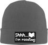 Im Reading HAT For Book Lover Funny Saying Beanie Cap Knit Hat