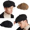 Big Size 62cm Newsboy Caps for Men Retro Cotton Painter Hat Outdoor Octagonal Cap Casual Fashion Berets Golf Cap 58cm 60cm