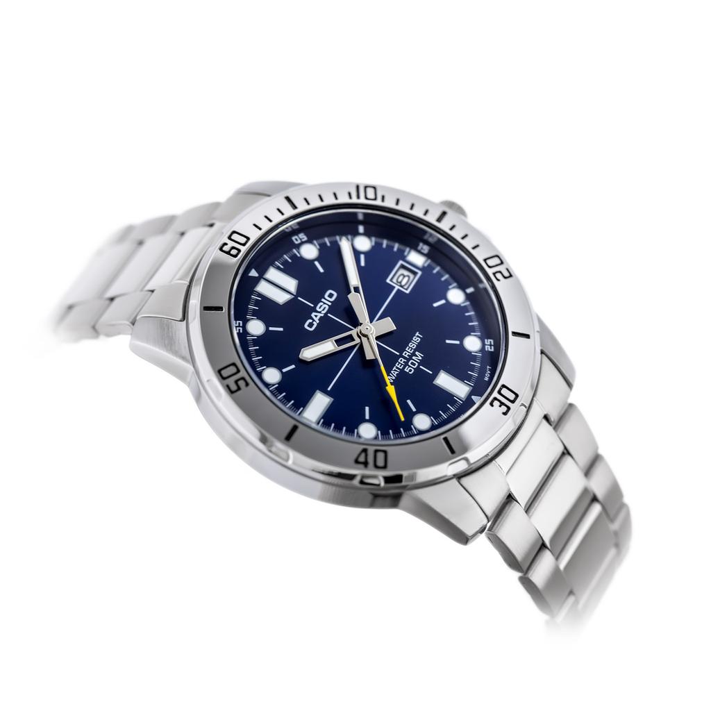 OROLOGIO DA UOMO CASIO MTP-VD01D-2E (zd185c) + SCATOLA