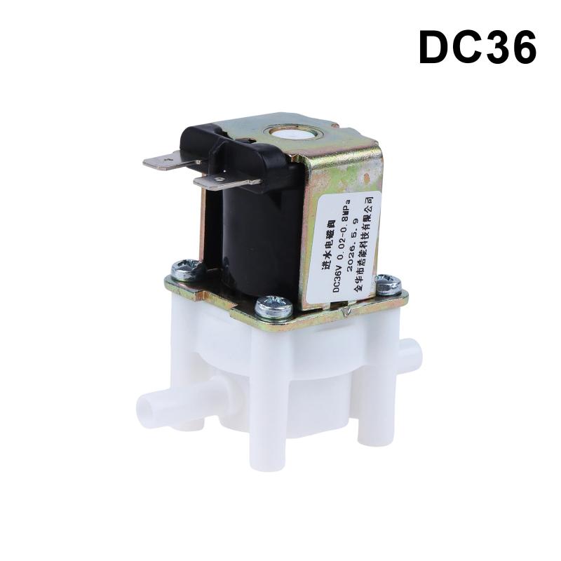 Electric Plastic Solenoid For Valve Dc12V 24V 36V 48V Ac110V 220V 1/4" Normal Closed Inlet Water Control Valve Controller Switch