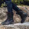 Stivali invernali unisex Stivali da combattimento retrò Stivali da esterno antiscivolo resistenti all'usura Stivali da neve alti antiscivolo impermeabili resistenti all'usura Stivali invernali