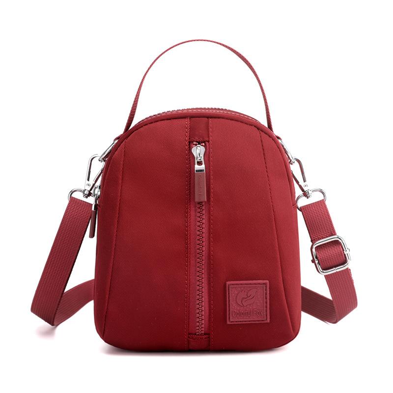 New fashion shoulder bag women, versatile messenger mobile phone bag, nylon waterproof women's messenger bag bag