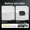 For SEAT Leon MK3 2013 2014 2015 2016 2017 2018 2019 2020 Car Hard Dry Carbon Fiber Sticker Fuel Tank Cap Trim LHD RHD