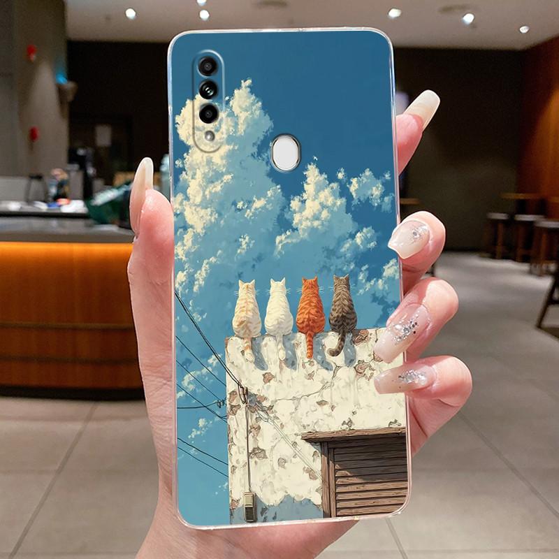 Casing For Oppo A31 2020 Case CPH2015 Transparent Aesthetic Luxury Cute Cool Boys Girls Soft TPU Silicone Phone Case Back Cover