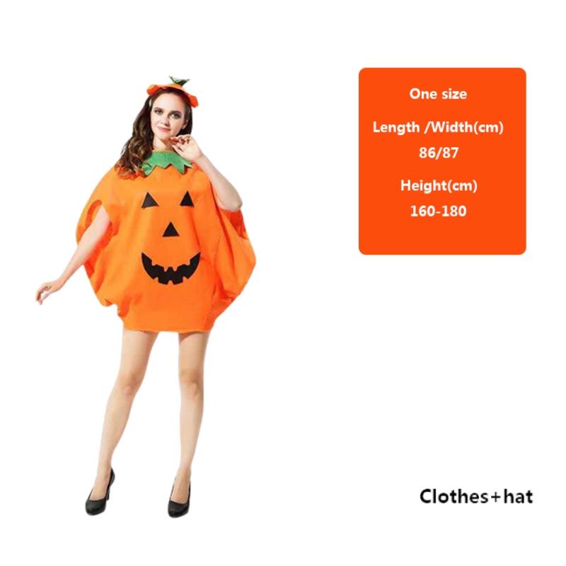 Halloween Pumpkin Costume Adult Parentchild Clothing Cosplay Fancy Party Dress