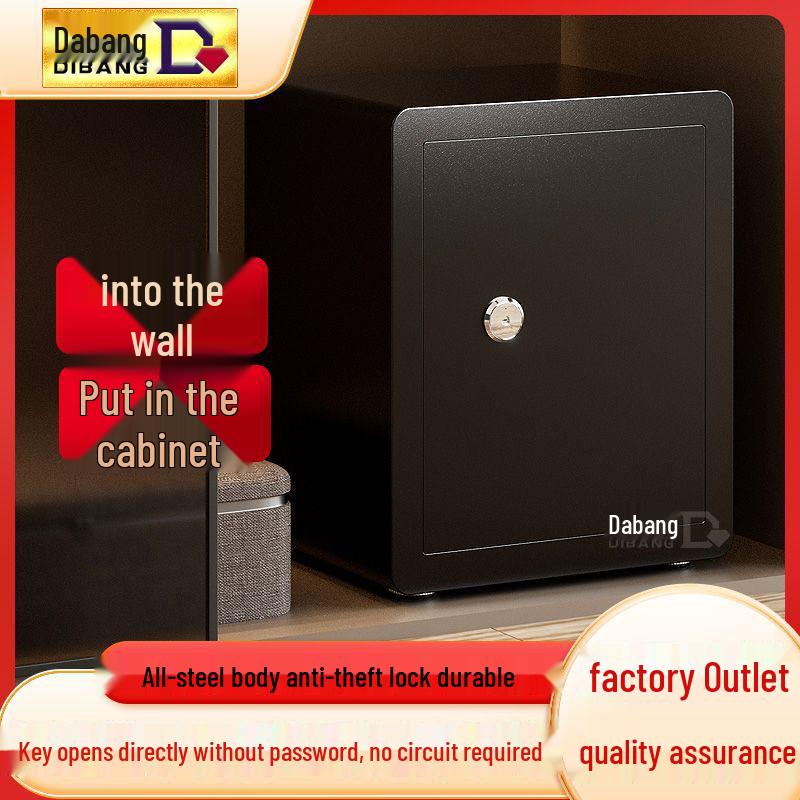 Secure Small Office/Home Steel Anti-Theft Safe with Mechanical Key Lock for the Elderly