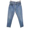 80s 501 Vintage Tapered Denim Pants W30 Wash Blue Jeans Women Used