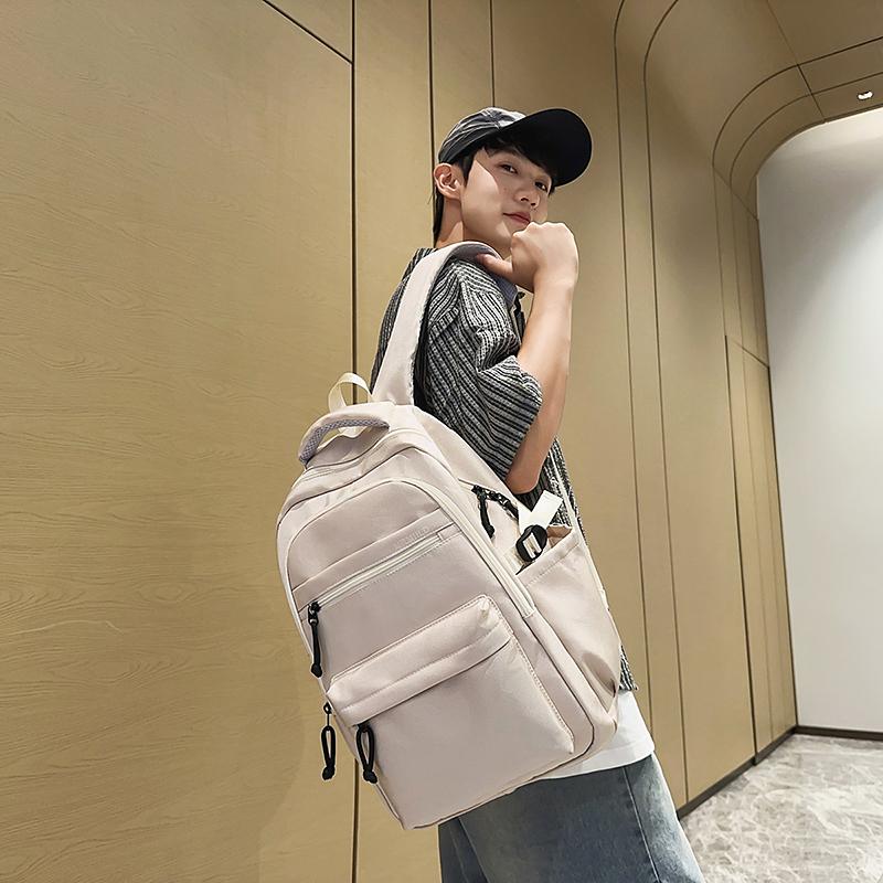 Large Capacity Backpack Junior High School Student Lightweight Schoolbag Travel Backpack