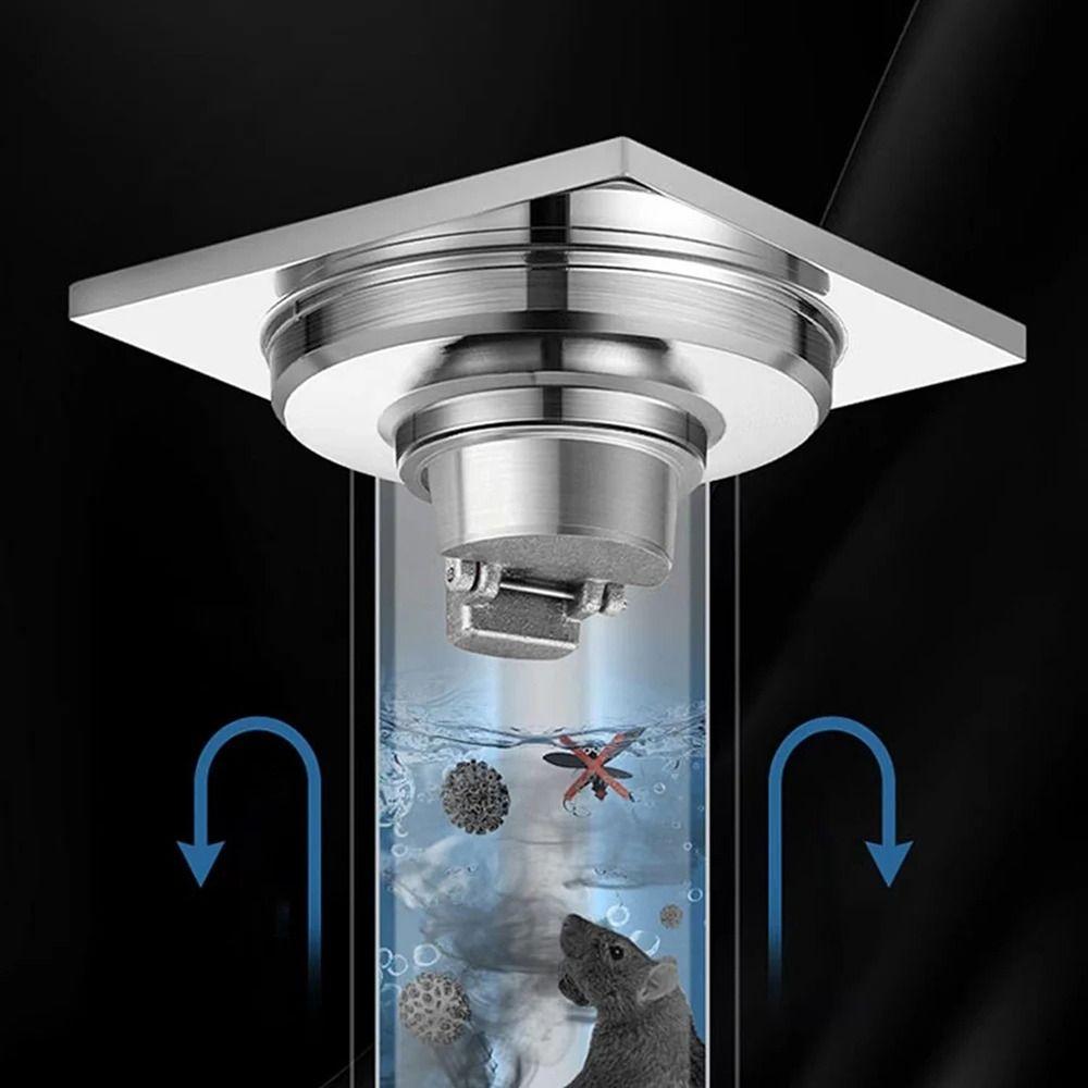 Hair Catcher Stainless Steel Floor Drains Trap Bathtub Ground Leakage  Kitchen Bathroom Hotel