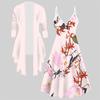 3D  Printed  Set Dress Coat ,  Colorful and Diverse Shapes Fashion Print,suitable for Various Scene Fashion Styles