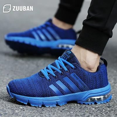 Sapatos Homens Tênis Tênis Masculinos Amortecimento Sapatos de Ginástica Masculinos Lazer Casual Sapatos Azuis Homens Tênis Masculino Adulto Tênis Masculino