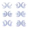 Moon Witch Bat Earring Silicone Mold Suitable for Epoxy Resin Diy Craft Backpack Pendant Ornament Jewelry Making