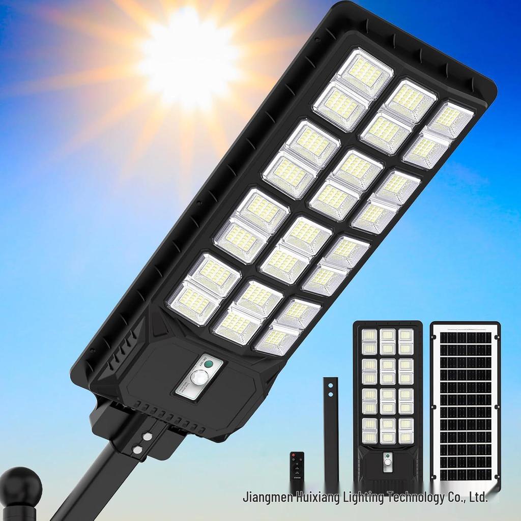 Solar Telescopic Pole Outdoor Waterproof Courtyard & Wall Lamp with Smart Remote Control
