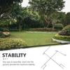 Weather Proof Garden Flag Pole Holder Stable Detachable Garden Banner Pole Stands Black Garden Flags Stand Garden