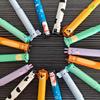 8pcs/Set Cartoon Animal Series Erasable Pen 8 Colors Writing Tool Ballpoint Pen 0.5mm Tip Neutral Pen Marking