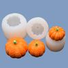 Silicone 3D Pumpkin Candle Mold Handmade Soap Scented Candles Making DIY Cake Chocolate Fondant Cake Mould Baking Tool Bakeware