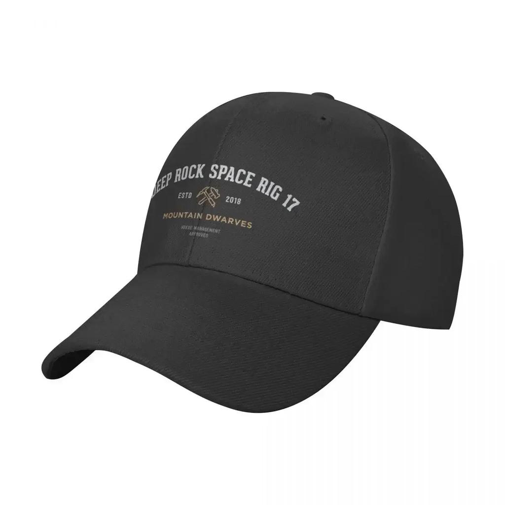 Deep Rock Galactic Space Rig White Baseball Cap Luxury Unisex Hat Big Size Hat Beach Bag GirlS Hats Unisexs