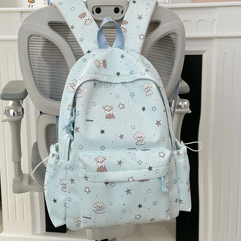 Schoolbag female ins wind Japanese new high value fresh and sweet junior high school lightweight travel large capacity backpack