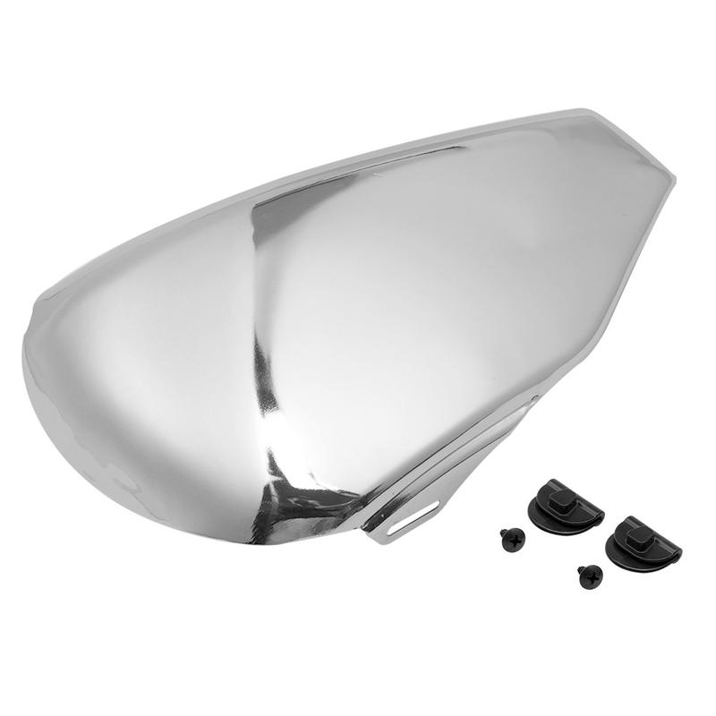 Couvercle de batterie côté gauche Noir Brillant/Mat et Chrome pour Harley Sportster Iron XL883 XL1200 X48 2009-2013 2014-