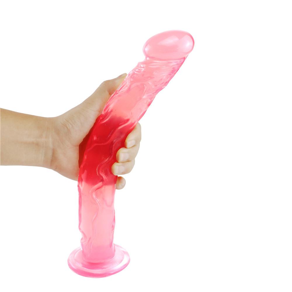35cm Dildo Realistic Fake Dick with Simulated Penile Sucker for Women Mutual Masturbation Erogenous Sex Toys Adult Shop