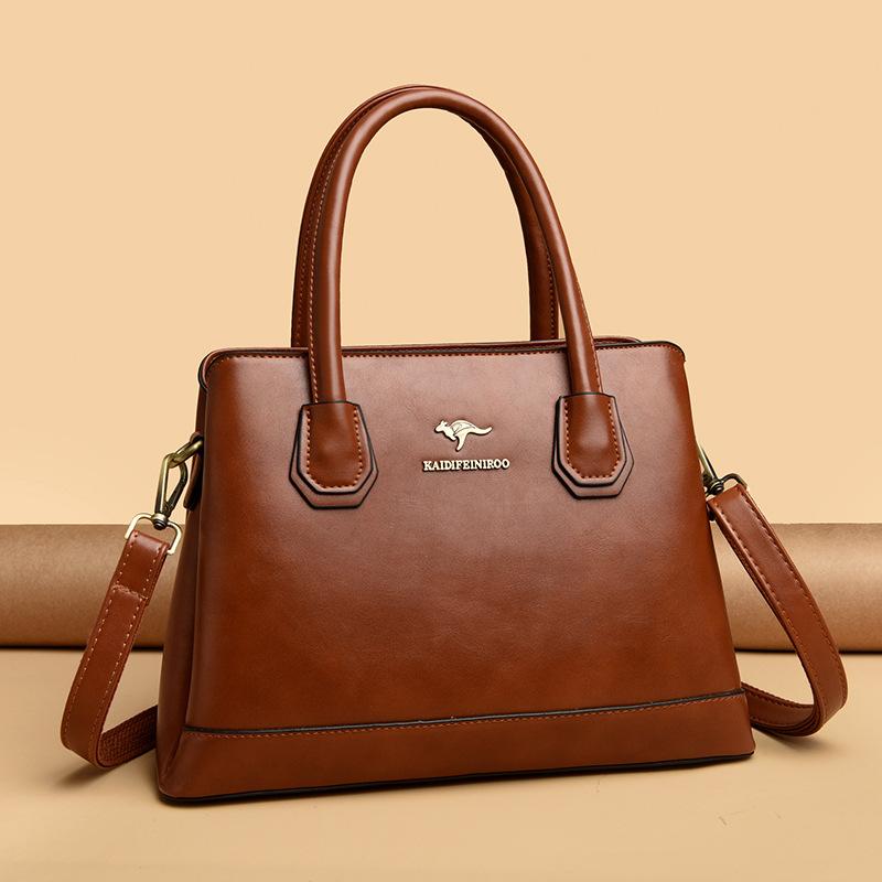 High-End Handtasche Umhängetasche Großvolumige Ein-Schulter-Tasche Patchwork Damentasche