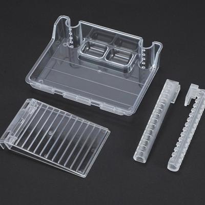 Plateforme Transparente pour Reptiles, Échelle d'Escalade, Terrasse Suspendue pour Tortues, Amovible avec Bol d'Alimentation