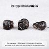 Black Obsidian Nine-Tailed Fox & Animal Charm DIY Bracelet Accessories