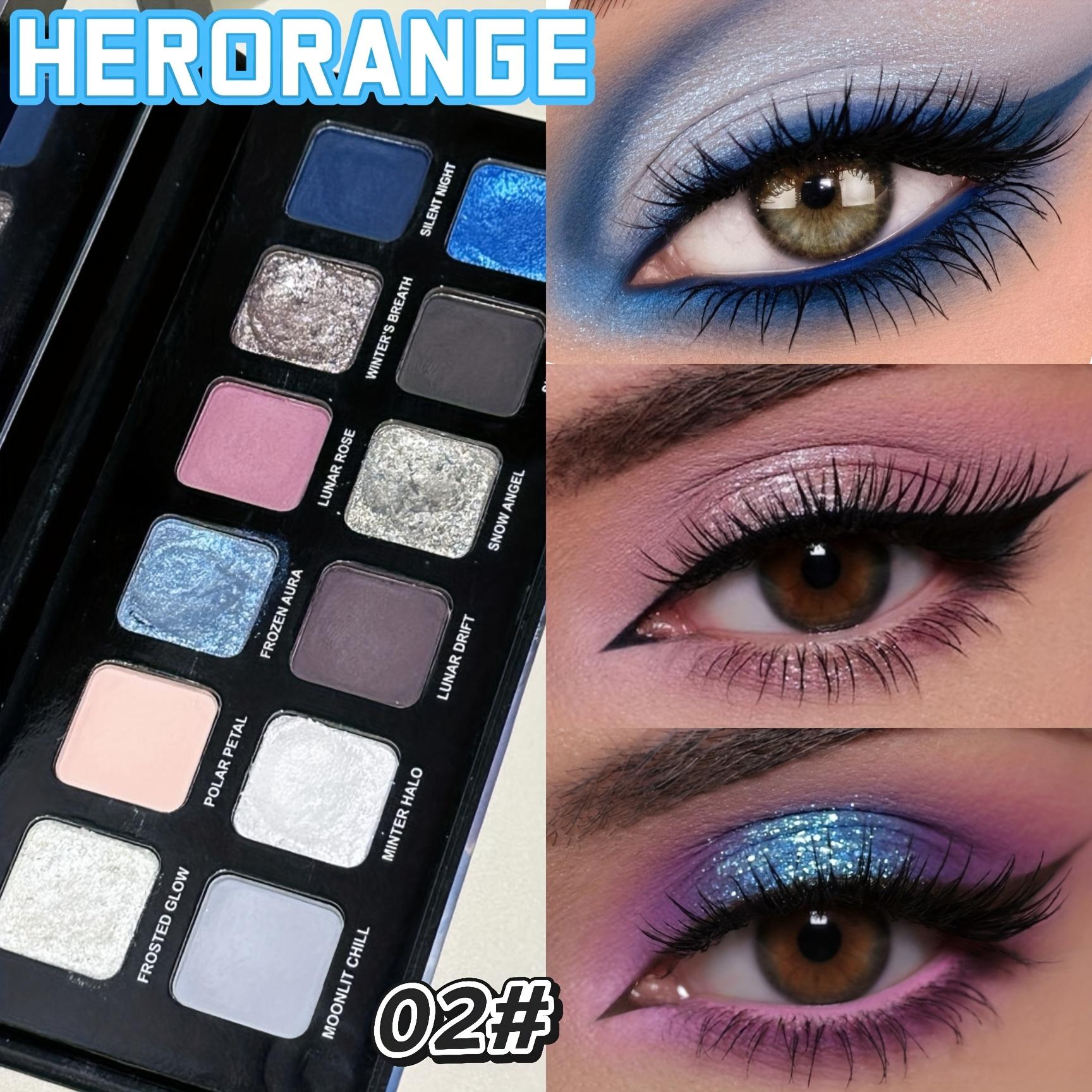 

Herorange Twelve-Color Eyeshadow Palette, Delicate and Rich Pigmentation / Full Coverage and Smooth Application, Matte, and Multi-Texture 12g