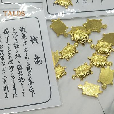 FLH Japanische Geldschildkröte, Segen, Glück, Basteln, Maskottchen, Geschenk, Zubehör, Geldbörse, Dekoration, Kleidungszubehör