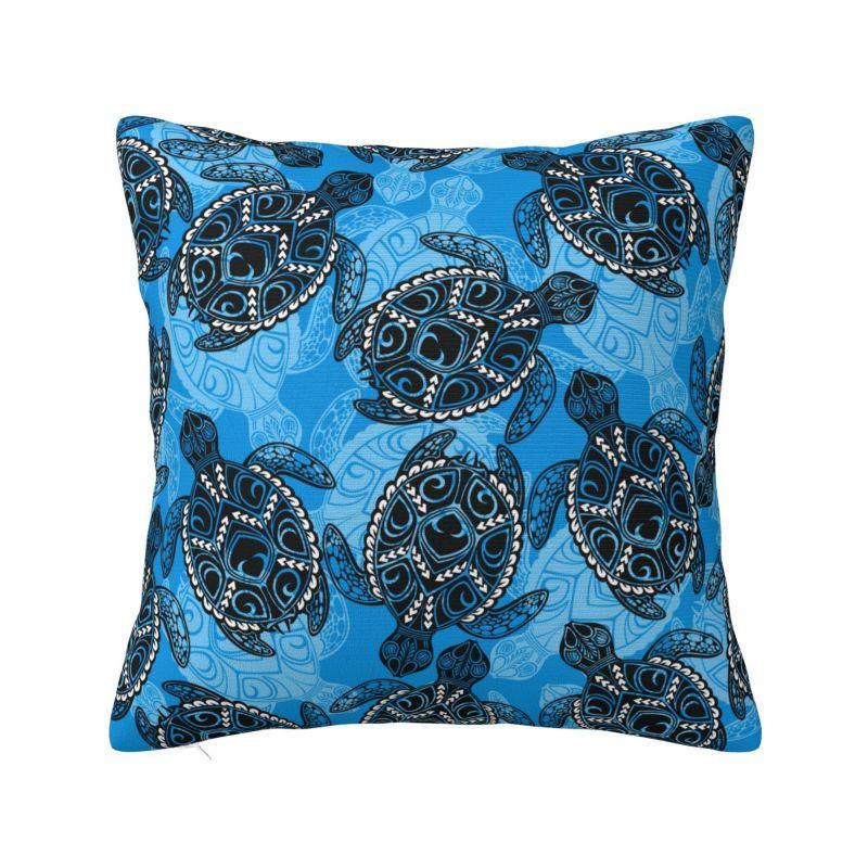 Ocean Sea Turtle Cushion Cover X Cm Polyester Velvet Throw Pillow Case For Sofa Chair Decoration Bedding Pillowcase