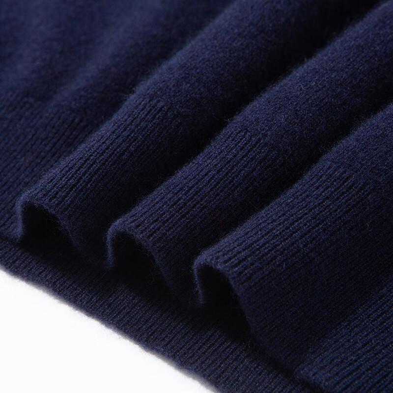 FAPAI Men's Crew Neck Cashmere Blend Sweater