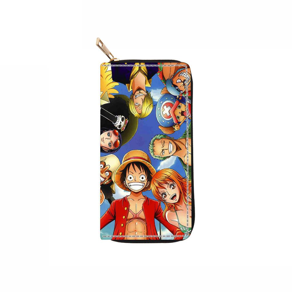 

Окружающие Персонажи Мультяшный ONE PIECE Длинный Кошелек на Молнии Кошелек Кошелек Клатч Сейчас
