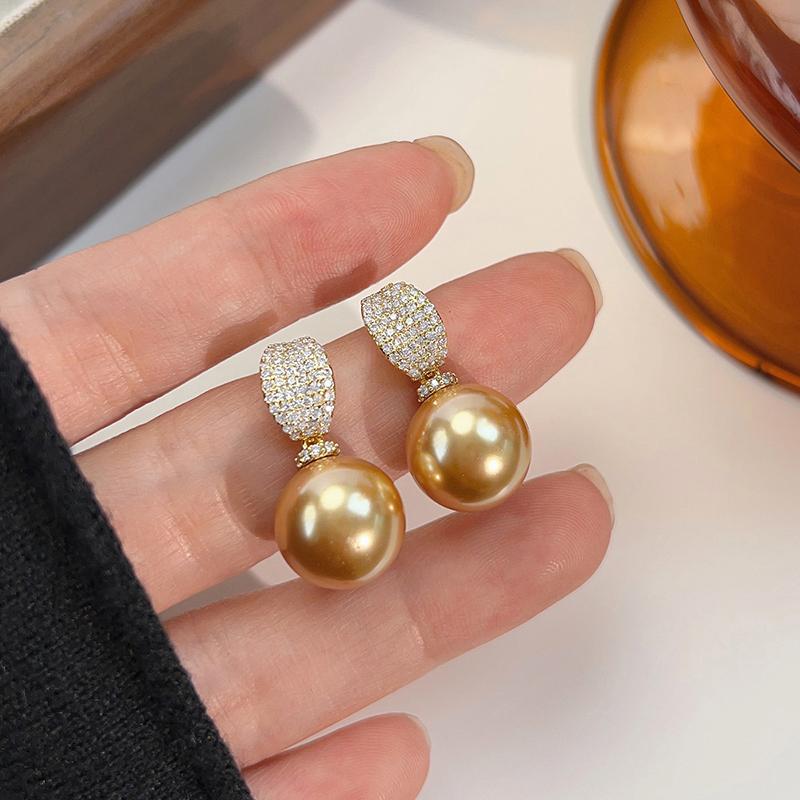 New Arrival Luxury Sensation Zircon Pearl Imitation Women's Holiday Jewelry Accessories Elegant able Dazzling