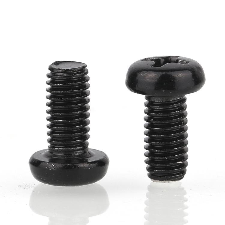 304 Stainless Steel Black Pan Head Phillips Screw with Dacromet Coating