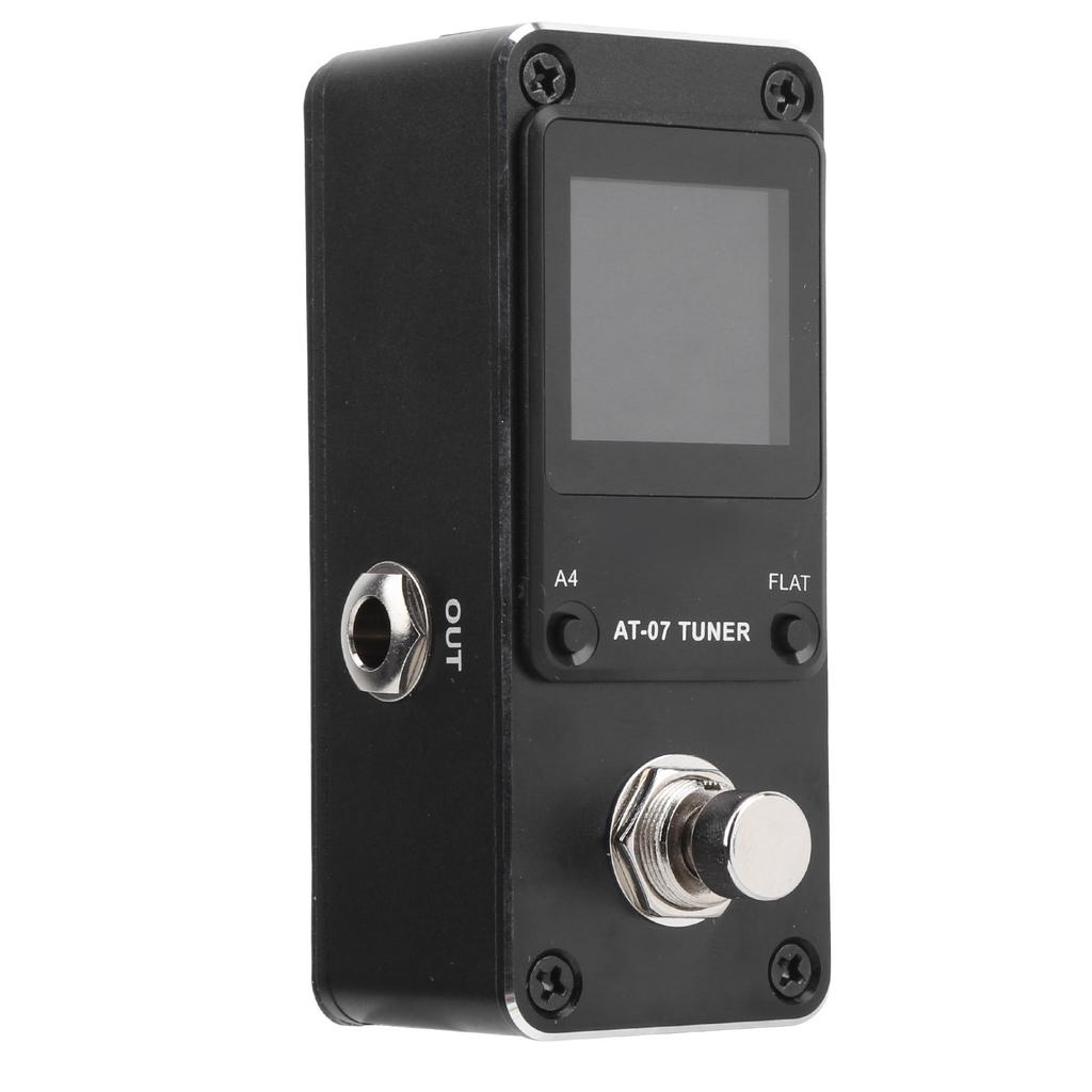 Aroma Pedal Afinador de Guitarra Elétrica Baixo 430?Chave True Bypass 450Hz Liga de Alumínio AT?07