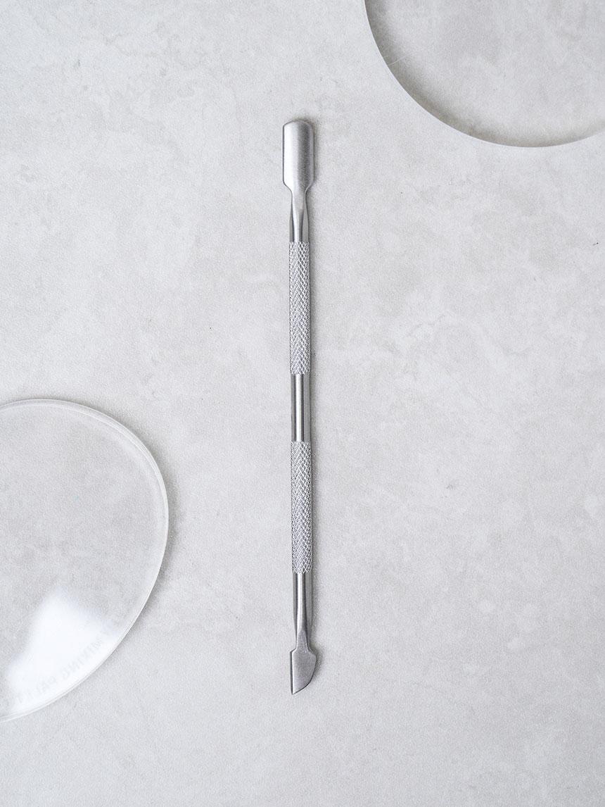 Stainless Steel Dual Nail Cuticle Pusher 1ea