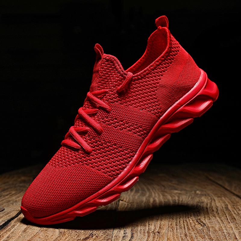 Pánské tenisky NKLSA Prodyšné běžecké boty Lehké pohodlné ležérní boty Klasická vulkanizovaná obuv Módní trendy síťované boty