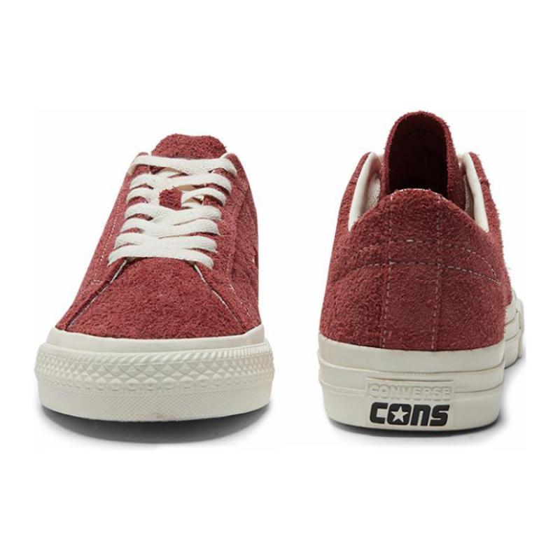 Converse One Star Comfortable and Versatile Non-slip Lightweight and Breathable Low-top Board Shoes Unisex Reddish Brown