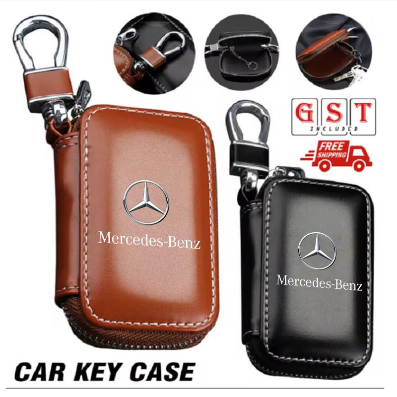 XUY2   Car Key Wallet Housekeeper Key Bag Card Bag For Mercedes Benz B/C/E/S Class W203 W204 W205 W210 W211 W212 W221 Car Accessories