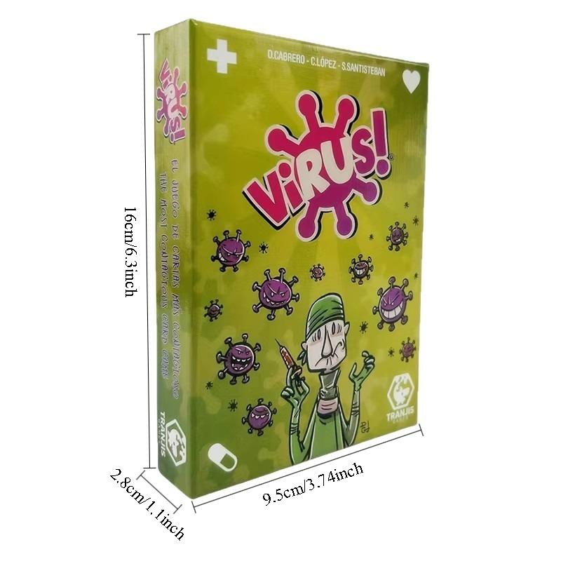 Cross-border New Virus Super Virus Infection Card Interactive Toy Foreign Version of Family Gathering Game Card