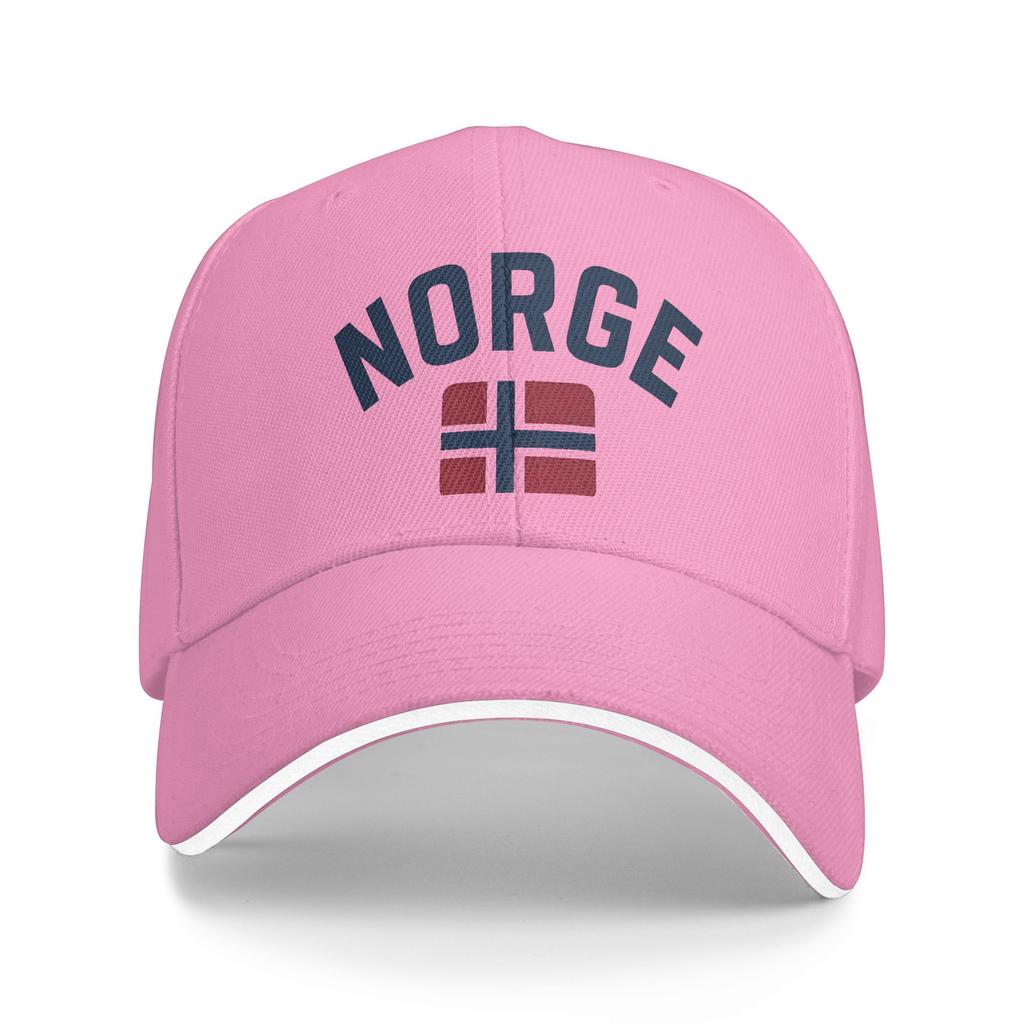 Norsko Norsko Nordický kříž Znak Baseballová čepice Dámská Unisex Truckerka Letní Přiléhavá Retro Běžecká Hippie Sluneční Clona Baseballové Čepice