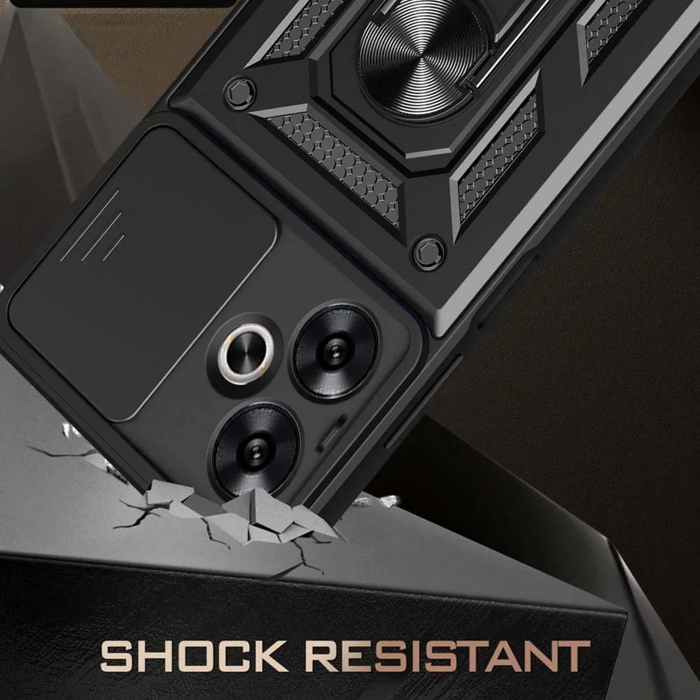 Obrněný ochranný kryt pro Redmi 13C 12C 10C 9C 11A 10A 9A s magnetickým prstenovým stojánkem pouzdro na telefon ochrana fotoaparátu