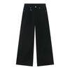 BeatStreet Vintage Camouflage Men's Jeans Fashion Washed Casual Wide Leg Denim Pants Autumn Winter Loose Male Trousers Old Blue