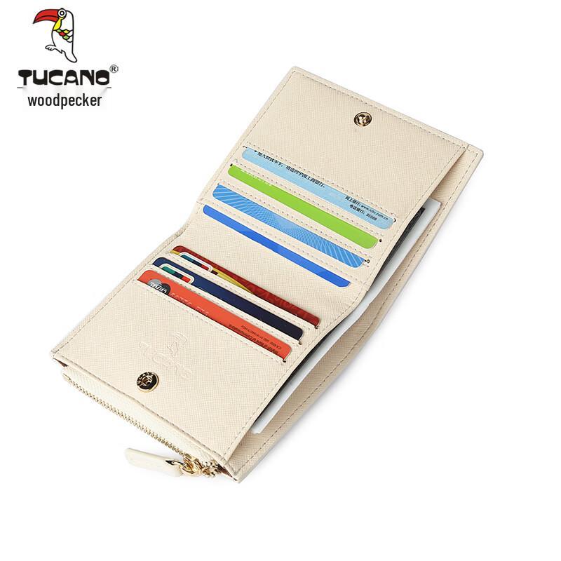 TUCANO Women's Genuine Leather Short Wallet & Card Holder