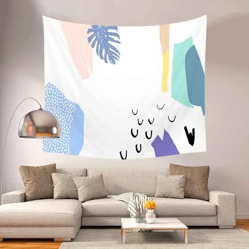 Home Wall Decoration Tapestry Abstract Pattern Hanging Cloth Office Living Room Tapestry